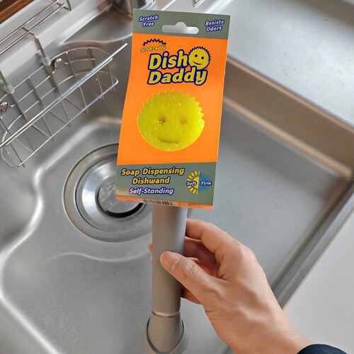 不易沾油长柄去污锅刷scrubdaddy