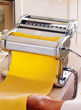 意大利进口Marcato马卡多压面机家用饺子混沌皮不锈钢手动面条机