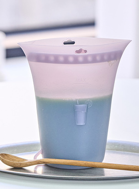 韩国SalleMa硅胶保鲜杯密封防漏山姆分装袋备餐袋冰箱密封收纳袋