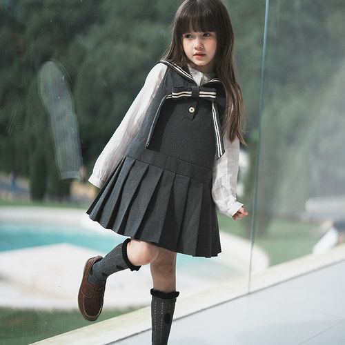 【制式生】日系百褶制服背心裙
