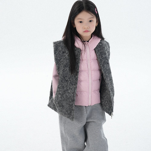 [大灰狼圈圈纱]设计感宽松马甲