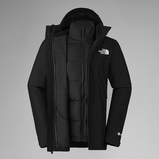 TheNorthFace北面冲锋衣女25秋冬新款 户外GTX防水羽绒三合一8EWR