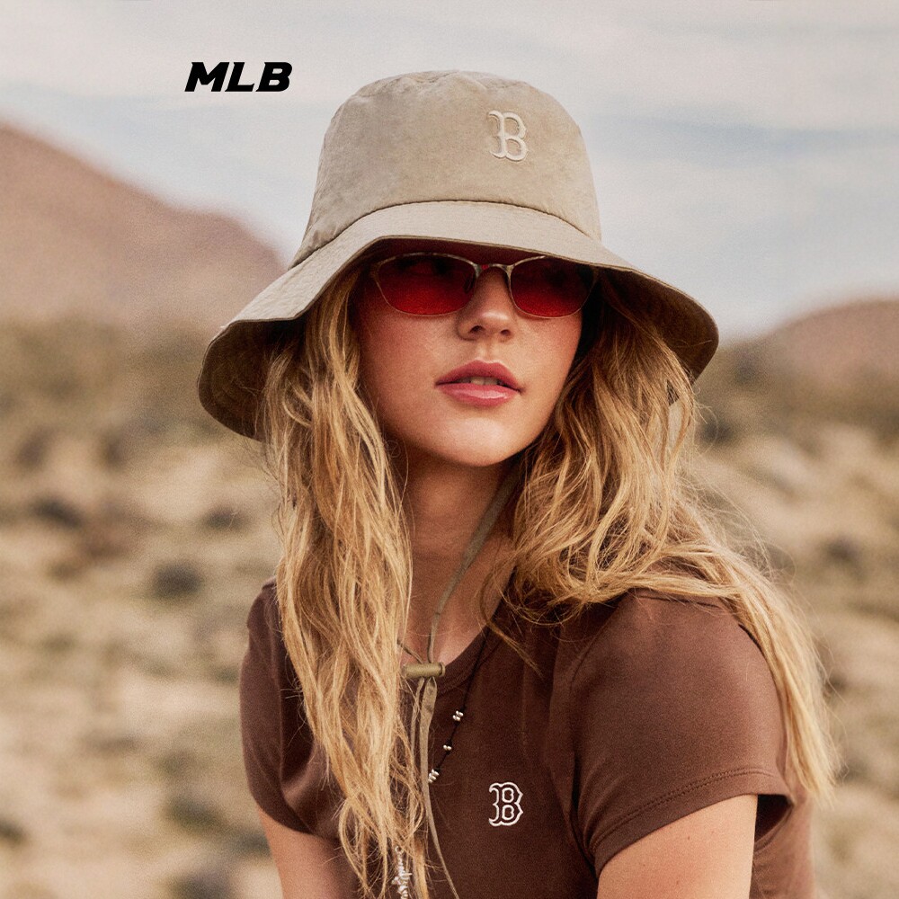 MLB男女遮阳抽绳渔夫帽3AHTB025N图片