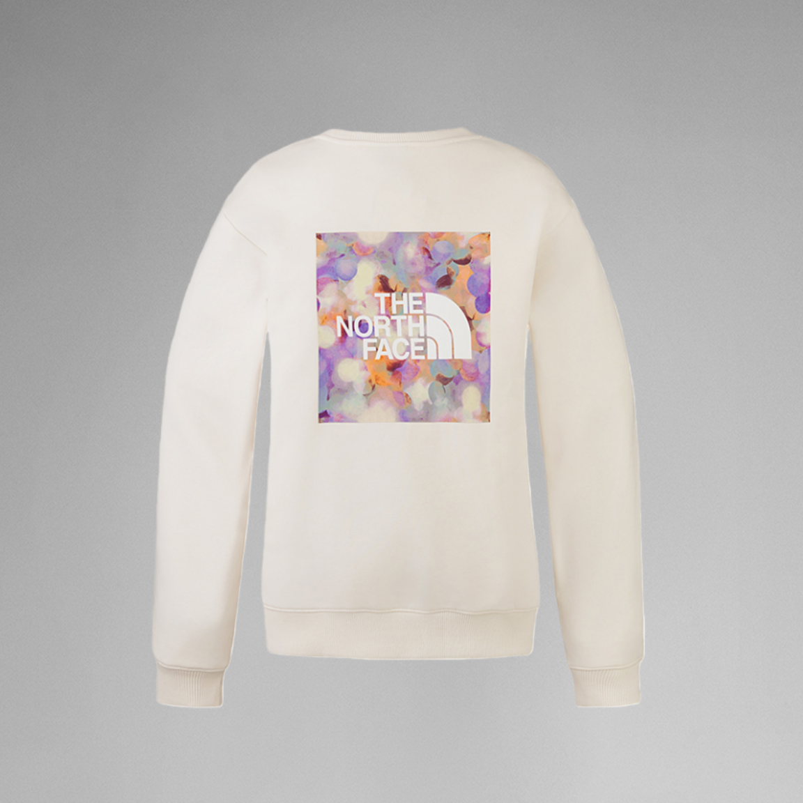 北面女户外印花LOGO宽松针织卫衣