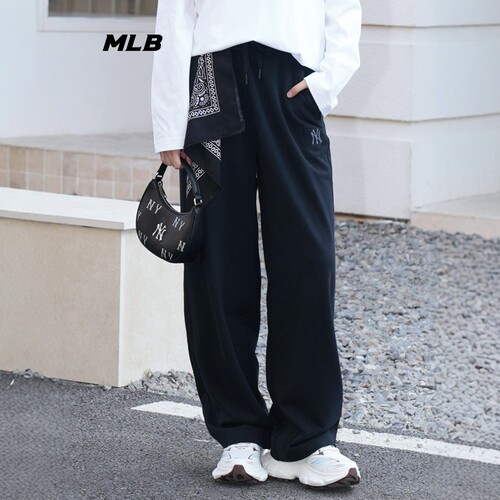 MLB美职棒男女春季针织阔腿裤