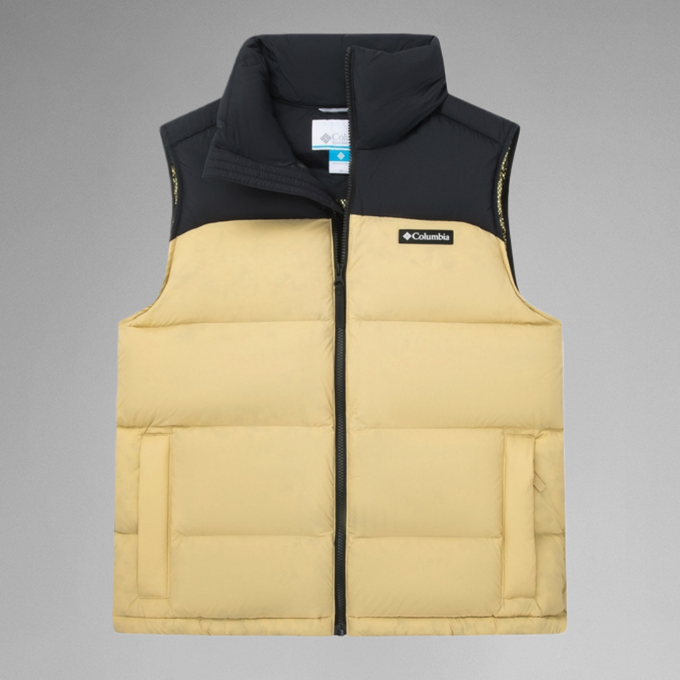 哥伦比亚羽绒服金点鹅绒马甲背心