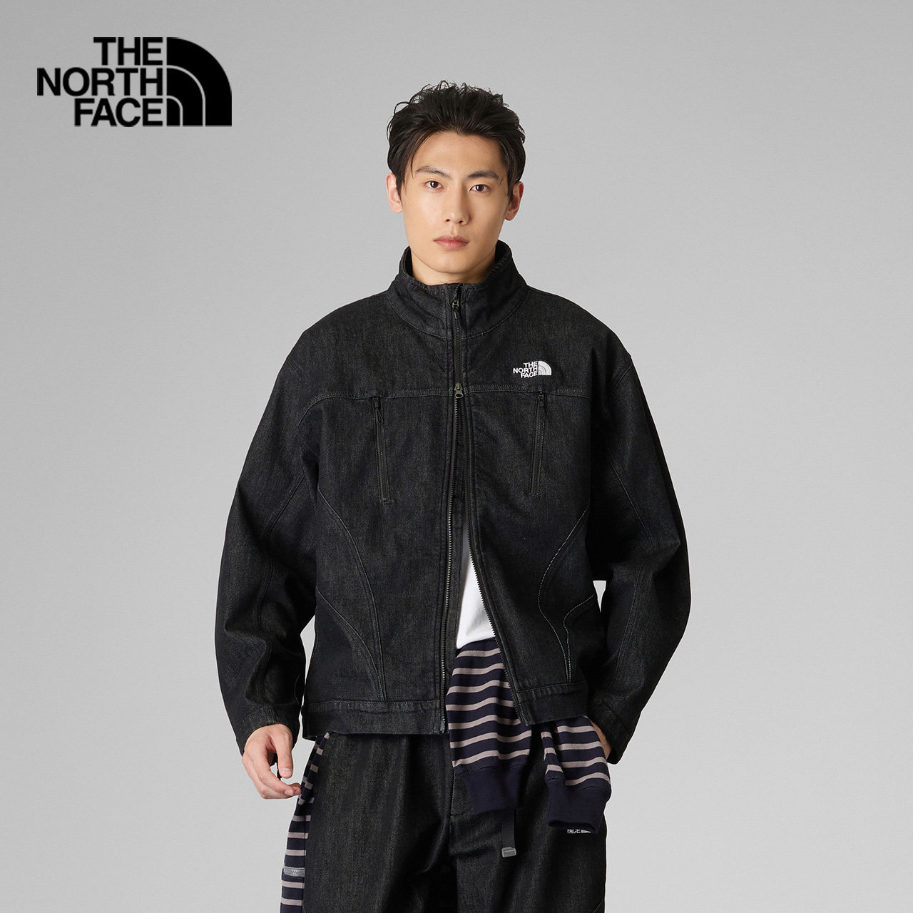 TheNorthFace北面26秋冬新款UE男士户外休闲宽松牛仔夹克外套8HWJ