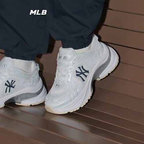 MLB老爹鞋复古拼接厚底流浪鞋