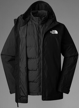 25秋冬新款TheNorthFace北面男GTX防水鹅绒内胆三合一冲锋衣|83RR