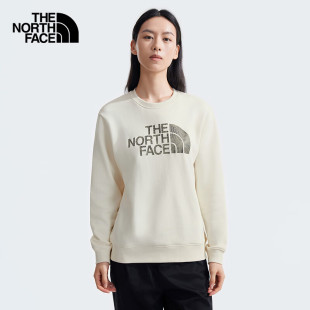 秋冬新款TheNorthFace北面女士户外宽松休闲圆领长袖套头卫衣8ASU