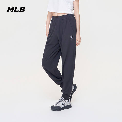 MLB情侣休闲裤小标凉感束脚裤