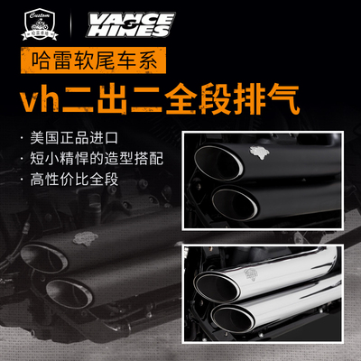 哈雷软尾VH直排改装排气全段
