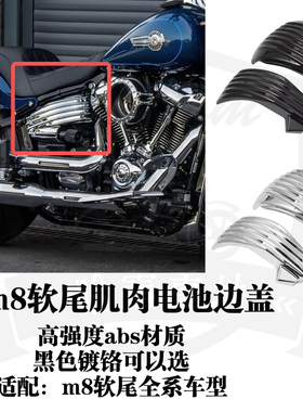 路威st街霸软标肥仔突破者肥霸改装lit肌肉电池边盖黑色电镀ABS