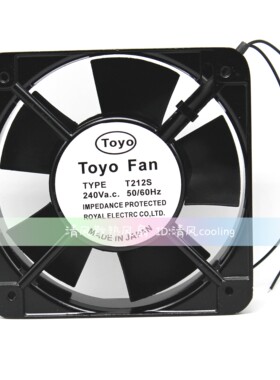 TOYO FAN T212S 220Va.c. 50/60Hz 15050 15CM机柜散热风