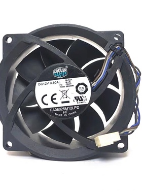 原装酷冷至尊 8025 FA08025M12LPD 12V 0.50A 804057-001 CPU风扇