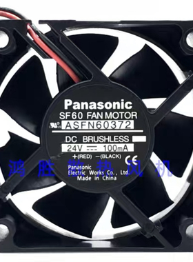 Panasonic SF60FAN ASFN60372 24V 0. 1A 6025 6cm变频器散热风扇