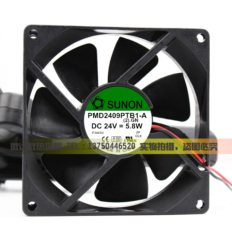 PMD2409PTB1-A SUNON建准9025 24V 5.8W 9厘米富士变频器散热风扇