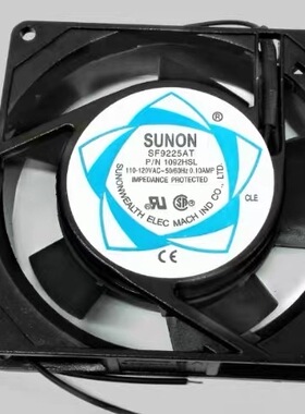 SUNON/建准 9025风机 110V 交流风扇 SF9225AT P/N1092HSL