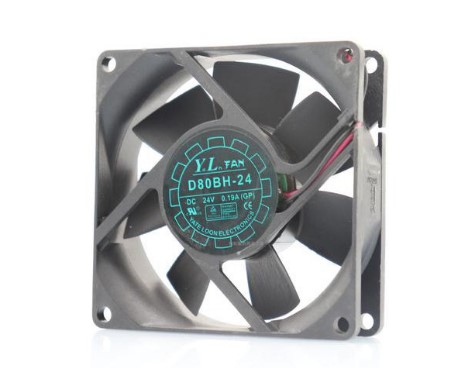 正品YATE LOON 悦伦 D80BH-24 24V 0.19A 8CM 8025 变频器 散热风