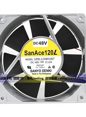 正品日本三洋/SANYO 109L1248H187 12038 48V 0.12A 服务器散热风