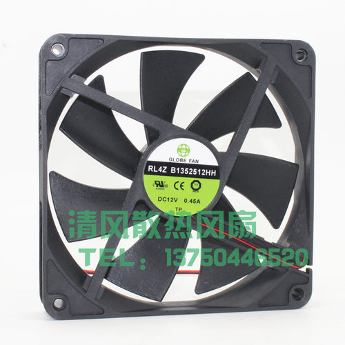 GLOBE FAN B1352512HH / B1352512EH 13525 12V 0.45A 机箱风扇