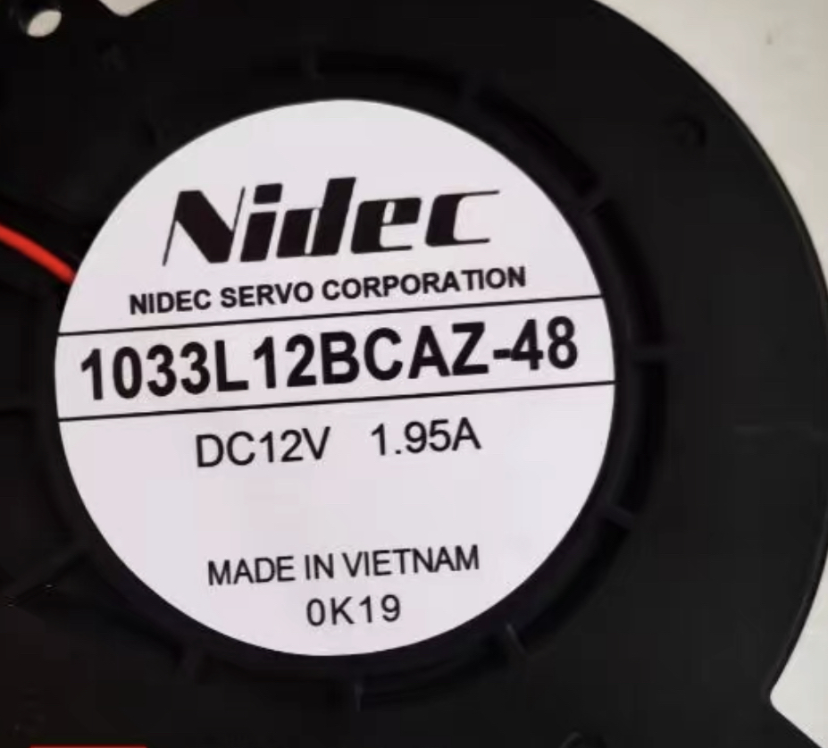 NIDEC全新E1033L12BCAZ-48 DC12V 1.95A 97330离心涡轮鼓风机风扇