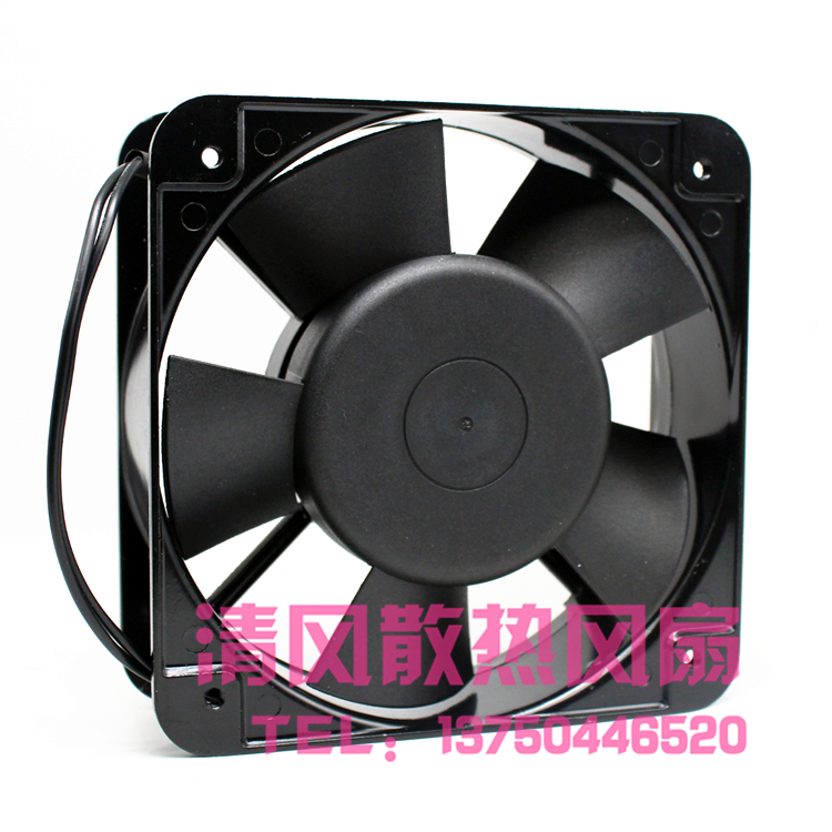 GH15050HA2BL 15CM厘米铝框交流轴流风机机柜散热风扇220V 0.22A