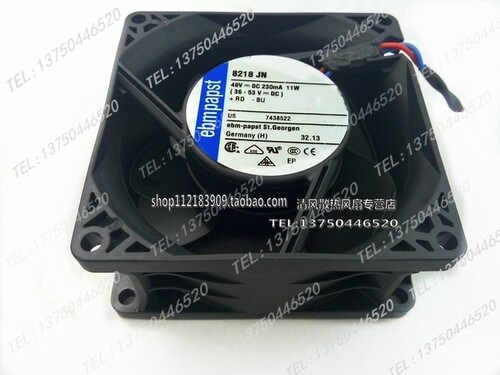 8218 JN 8038 48V 230mA 11W 48V 8厘米双滚珠服务器散热风扇