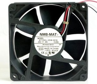 B19 3线变频器风扇 MAT 0.2A 24V 12038 05W 4715KL NMB 原装