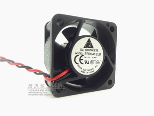 0.08A 12V 4CM 4厘米 2线交换机散热风扇 EFB0412LD 超静音 4020