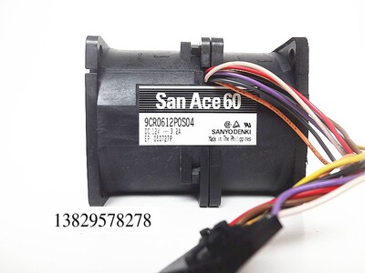三洋SANYO 6076 3.2A 6厘米汽车增压高转速暴力风扇 9CR0612P0S06