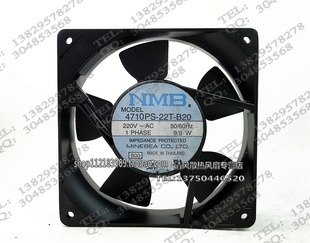 12厘米 散热风扇 22T 220V 12025 4710PS B20 机柜 原装 NMB