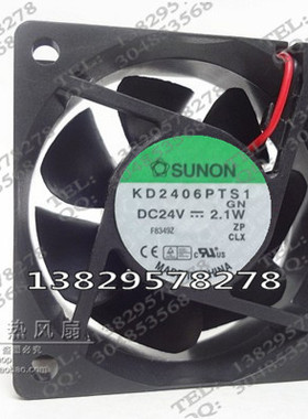 台湾建准SUNON KD2406PTS1 6CM 6025 2.1W 24v变频器开关电源风扇