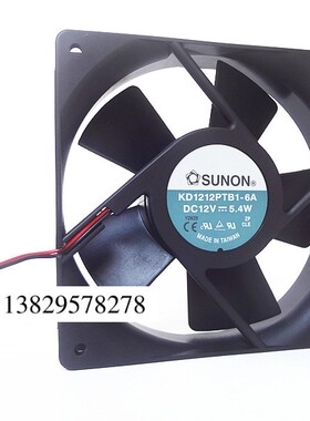 SUNO N建 12V 5.4W 12CM 12025 机箱 电源散热风扇 KD1212PTS1-6A