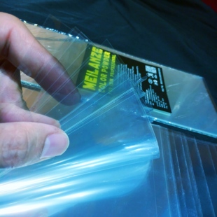 哥德挑染纸像素染透明染发片渐变色染发板挑染纸上色工具隔离片