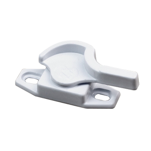 塑钢月牙锁 铝合金窗锁扣推拉门窗户锁平移塑钢窗锁扣门窗配件