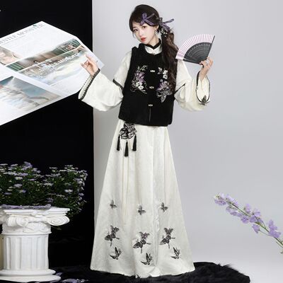 庄生晓梦新中式显瘦汉服套装