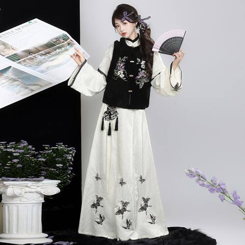 庄生晓梦新中式显瘦汉服套装