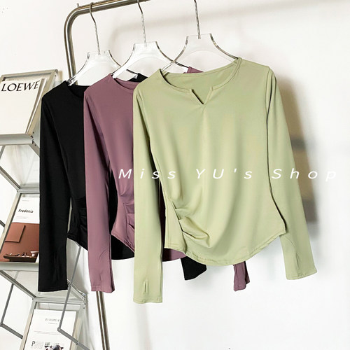 高弹速干瑜伽服女收腰显瘦普拉提