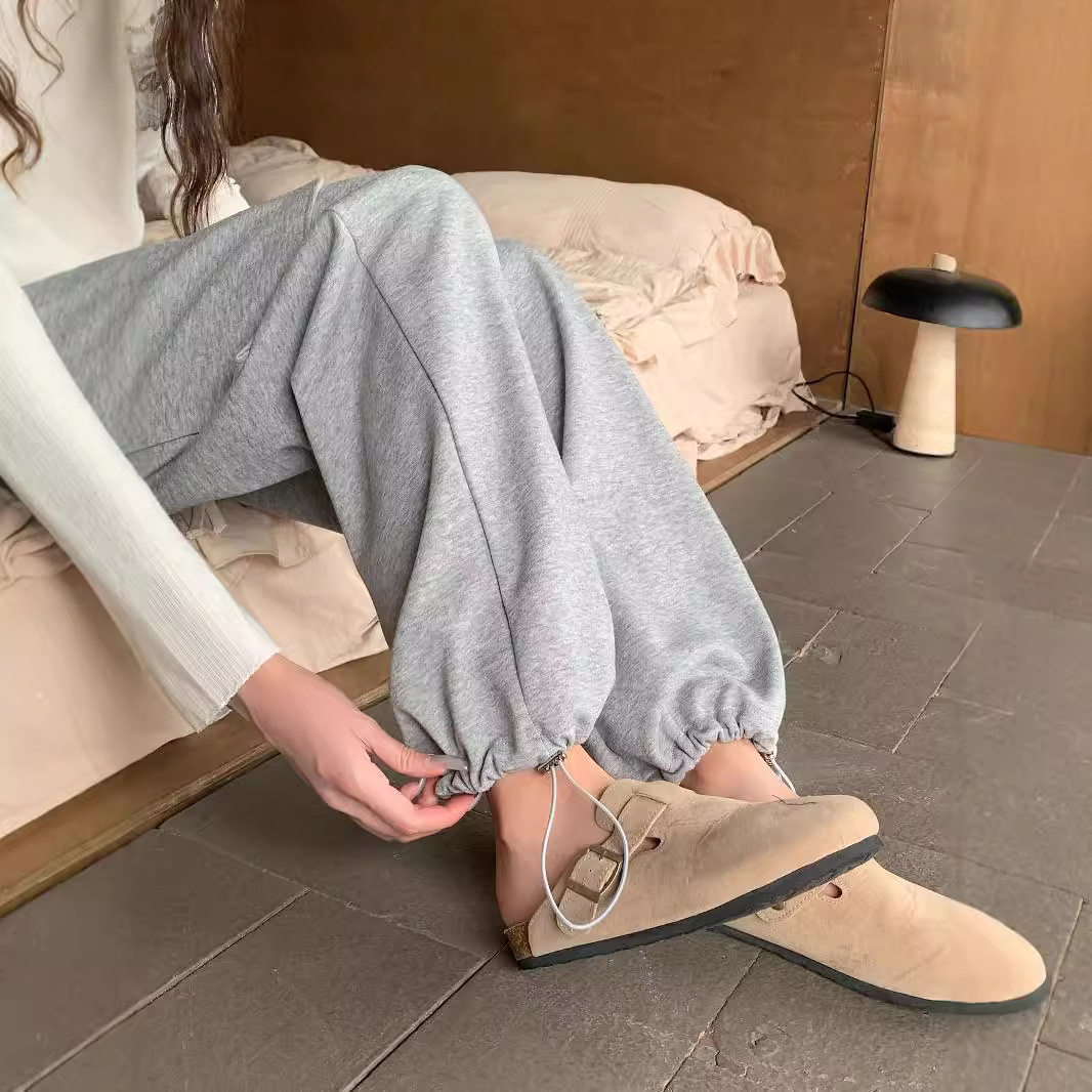 工装裤女春秋2025新款美式华棉竹炭两穿阔腿卫裤高腰拖地伞兵裤子,女装/女士精品,卫裤,淘宝优惠券,粉丝福利购,淘宝优惠卷