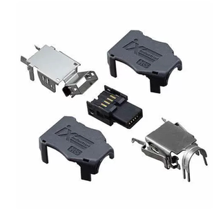 10POS 连接器 PLUG SLDR CONN 10P 7.0 MALE IX40G TYPE