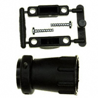 182663-1 CONN BACKSHELL W/CLAMP SZ 13 BLK