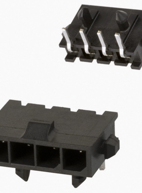 2-1445055-4 接插件连接器CONN HEADER R/A 4POS 3MM