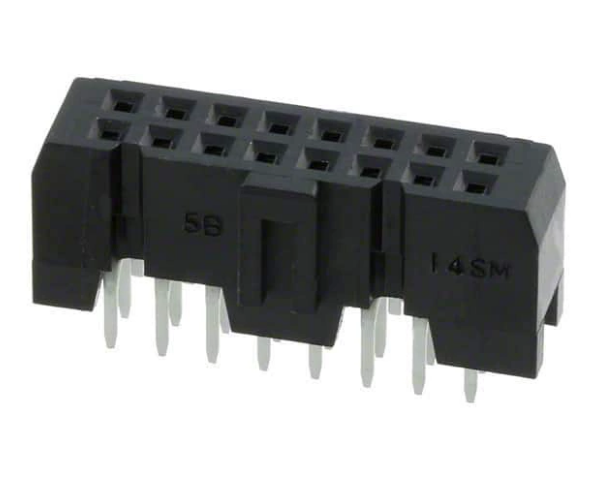 HIF3FB-16DA-2.54DSA(71) 连接器16P插座2排2.54mm母形插口通孔直