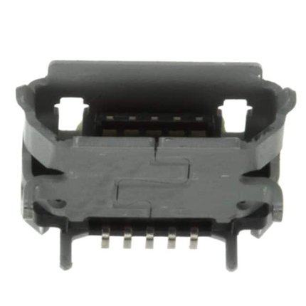 全新 ZX62D-B-5P8(30)〖 CONN RCPT USB2.0 MICRO B SMD R/A〗