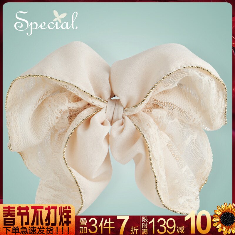 special蝴蝶结女气质发卡发夹弹簧夹发饰衬肤法朵情怀2022新款潮