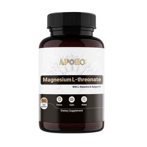 澳洲直邮 APOLLO太阳神 Magtein® L-苏糖酸盐镁素食胶囊90粒