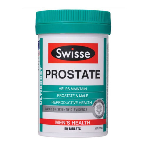[前列 澳洲直邮SWISSE草本男士前列片PROSTATE50粒据棕榈番茄红素
