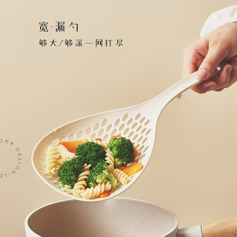 家用厨房捞面长柄漏勺