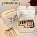 化妆包女便携外出收纳包2025新款 大容量防水化妆包分区旅行洗漱包